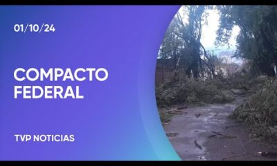 Temporal en Entre Ríos y sismos en Córdoba