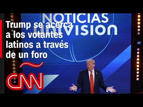 Trump se acerca a los votantes latinos a través de un foro Trump se acerca a los votantes latinos a través de un foro
