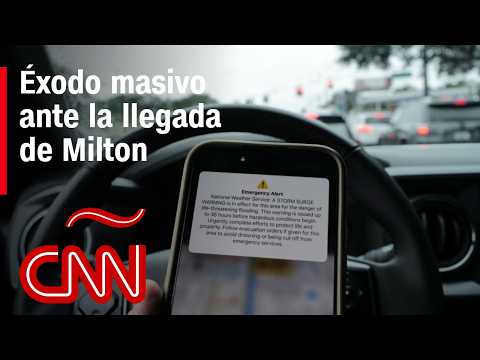 “Un éxodo masivo”: meteorólogo advierte situación en Florida ante el huracán Milton “Un éxodo masivo”: meteorólogo advierte situación en Florida ante el huracán Milton