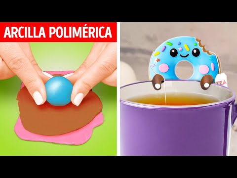 ADORABLES MINI MANUALIDADES 🍩 PEQUEÑOS DIYs CON ARCILLA POLIMÉRICA ADORABLES MINI MANUALIDADES 🍩 PEQUEÑOS DIYs CON ARCILLA POLIMÉRICA
