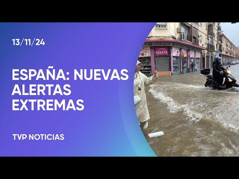 Alerta roja en España por fuertes tormentas Alerta roja en España por fuertes tormentas