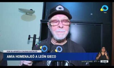 AMIA homenajeó a León Gieco