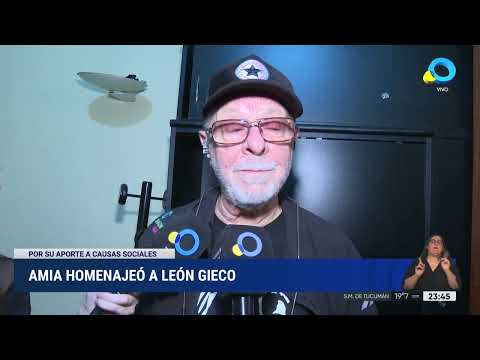 AMIA homenajeó a León Gieco AMIA homenajeó a León Gieco