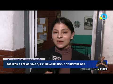 Asaltaron a los móviles de Telefé y Canal 9 que cubrían una noticia en el conurbano bonaerense