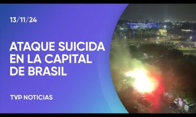 Atentado en Brasil: dos explosiones sacudieron la Plaza de los Tres Poderes en Brasilia