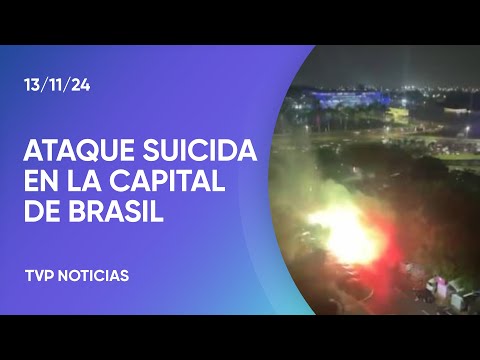 Atentado en Brasil: dos explosiones sacudieron la Plaza de los Tres Poderes en Brasilia