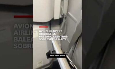 Avión de Spirit Airlines es baleado mientras sobrevuela Haití