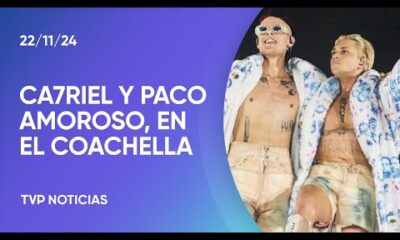 Ca7riel & Paco Amoroso, los únicos argentinos en el Coachella 2025 de California