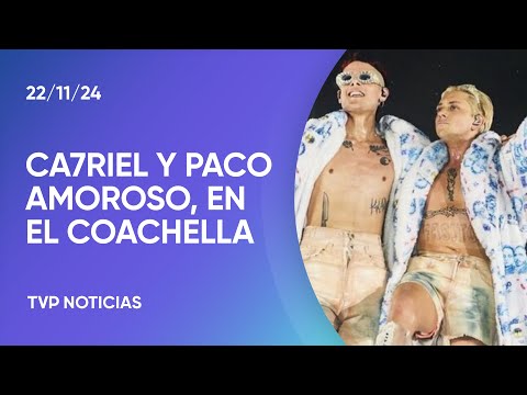Ca7riel & Paco Amoroso, los únicos argentinos en el Coachella 2025 de California