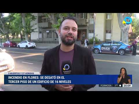 CABA: voraz incendio en Flores CABA: voraz incendio en Flores