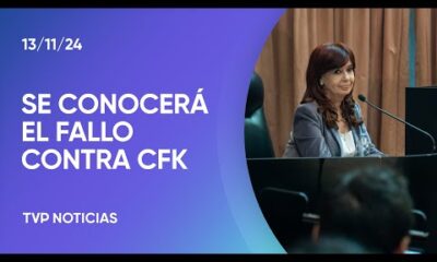 Casación dará a conocer hoy si confirma la sentencia a Cristina Kirchner en la causa Vialidad