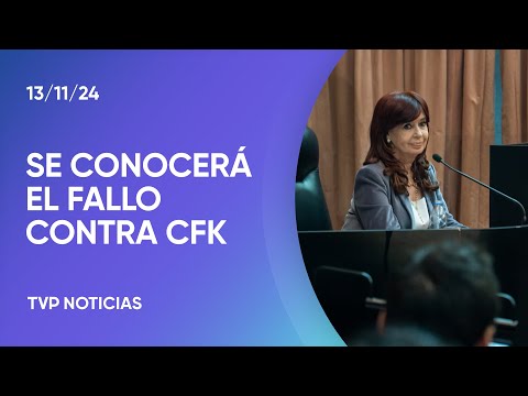 Casación dará a conocer hoy si confirma la sentencia a Cristina Kirchner en la causa Vialidad Casación dará a conocer hoy si confirma la sentencia a Cristina Kirchner en la causa Vialidad