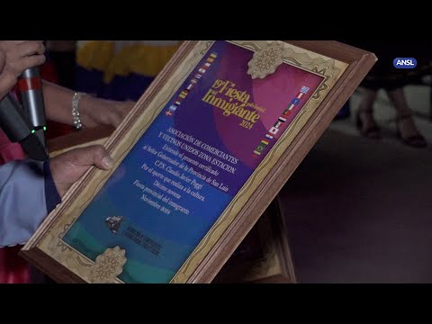 Claudio Poggi asiste a la XIX Fiesta Provincial del Inmigrante en Villa Mercedes Claudio Poggi asiste a la XIX Fiesta Provincial del Inmigrante en Villa Mercedes