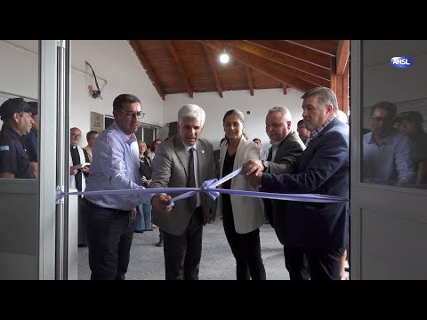 Claudio Poggi reinauguró la subcomisaría en La Calera Claudio Poggi reinauguró la subcomisaría en La Calera