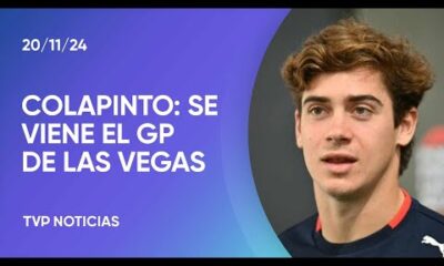 Colapinto se prepara para el GP de Las Vegas: habló tras ser visto con la China Suárez