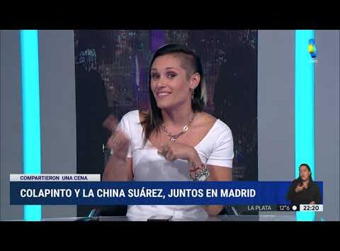 Colapinto y la China Suárez juntos en Madrid