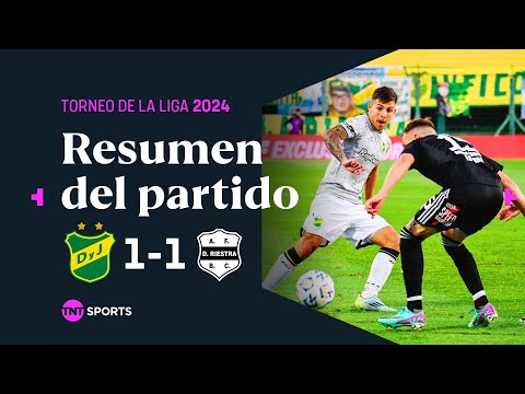 DEFENSA y RIESTRA EMPATARON en VARELA | #DefensaYJusticia 1-1 #DeportivoRiestra | Resumen