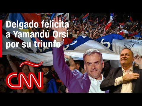 Delgado y las proyecciones dan triunfo a Orsi: resumen de las elecciones en Uruguay