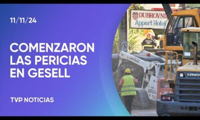 Derrumbe en Gesell: comenzaron las pericias