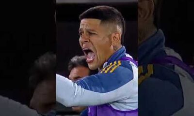 Desde la tribuna de HuracÃ¡n le arrojaron una bolsa con agua a Marcos Rojo