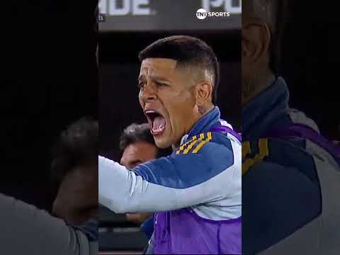 Desde la tribuna de HuracÃ¡n le arrojaron una bolsa con agua a Marcos Rojo