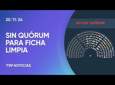 Diputados: por falta de quórum, fracasó la sesión especial por “Ficha Limpia”