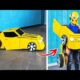 ¡DISFRAZ DE COCHE DE CARTÓN DIY 🚕 ASOMBROSAS MANUALIDADES DE PAPEL PARA TI!