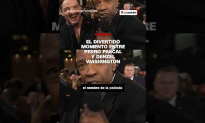 El divertido momento entre Pedro Pascal y Denzel Washington