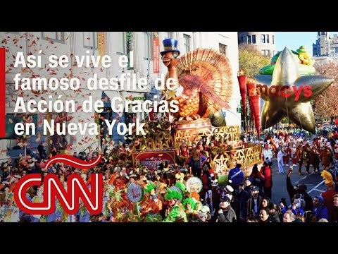 El famoso desfile de Macy’s de Acción de Gracias recorre las calles de Nueva York