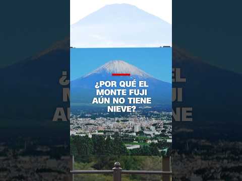 El Monte Fuji rompe récord de 130 años por no tener nieve aún