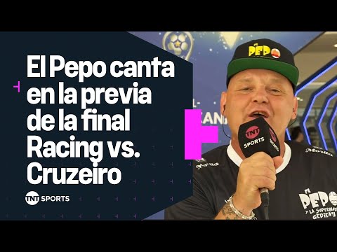 El PEPO cantÃ³ en la previa de la final de la Copa Sudamericana de Racing vs. Cruzeiro