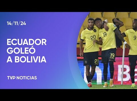 Eliminatorias: Ecuador 4-0 Bolivia