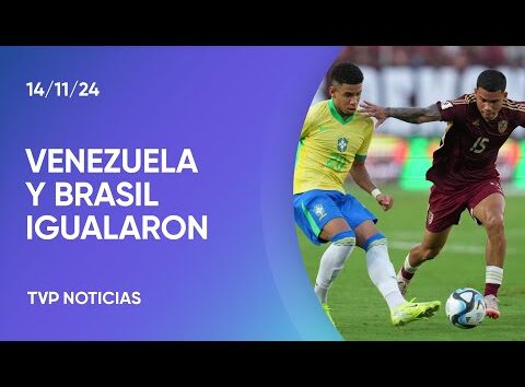 Eliminatorias: Venezuela 1-1 Brasil