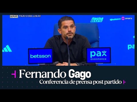 EN VIVO: Fernando Gago habla en conferencia de prensa tras HuracÃ¡n vs. Boca