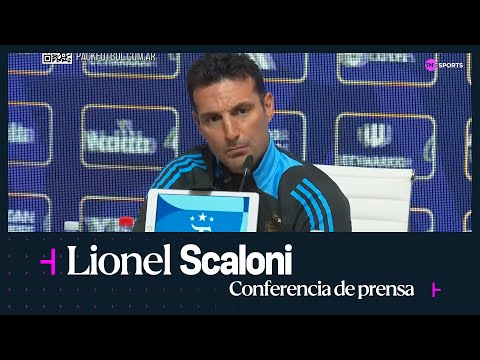 EN VIVO: Lionel Scaloni habla en conferencia de prensa antes de Paraguay vs. SelecciÃ³n Argentina