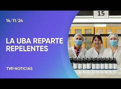 Entrega gratuita de repelentes de la UBA para prevenir el dengue