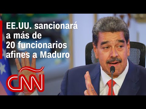 Estados Unidos anuncia nuevas sanciones a funcionarios afines a Nicolás Maduro en Venezuela Estados Unidos anuncia nuevas sanciones a funcionarios afines a Nicolás Maduro en Venezuela