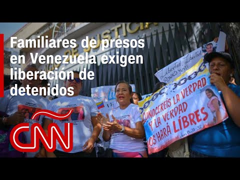 Familiares de detenidos en protestas en Venezuela exigen liberación de sus seres queridos Familiares de detenidos en protestas en Venezuela exigen liberación de sus seres queridos