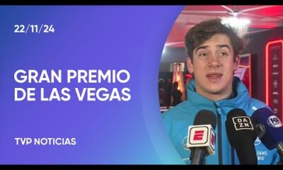 Franco Colapinto corre en Las Vegas