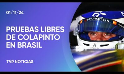 Franco Colapinto finalizó 13° en las prácticas libres del GP de Brasil