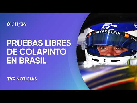 Franco Colapinto finalizó 13° en las prácticas libres del GP de Brasil