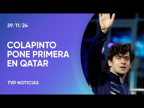 Franco Colapinto inicia su actividad en el Gran Premio de Qatar de F1 Franco Colapinto inicia su actividad en el Gran Premio de Qatar de F1