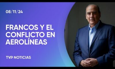 Francos: “Se resuelve el tema o se privatiza Aerolíneas”