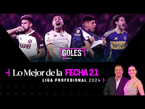 GOLES TNT Sports: Lo mejor de la fecha 21 del Torneo de la Liga 2024 del fÃºtbol argentino