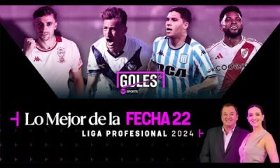 GOLES TNT Sports: Lo mejor de la fecha 22 del Torneo de la Liga 2024 del fÃºtbol argentino