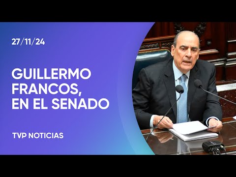 Guillermo Francos presentó su informe de gestión