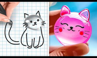 IDEAS DE ARTE ADORABLES 😻 MANUALIDADES SATISFACTORIAS Y FÁCILES