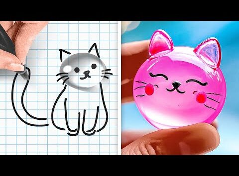 IDEAS DE ARTE ADORABLES 😻 MANUALIDADES SATISFACTORIAS Y FÁCILES