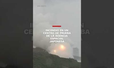 Incendio de un centro de prueba de la agencia espacial japonesa