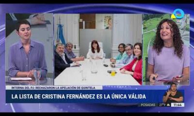 Interna del PJ: la Justicia rechazó el pedido de Quintela y solo queda la lista de Cristina Kirchner